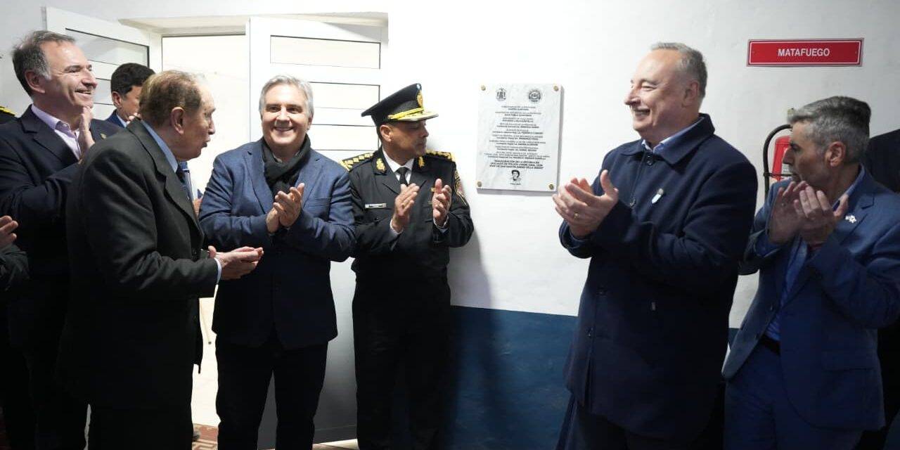 ACCASTELLO Y LLARYORA INAUGURARON EL ANEXO VILLA MARÍA DE LA ESCUELA DE OFICIALES DE LA POLICÍA