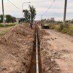 Avanza la obra de ampliación de la red cloacal en Adelia María
