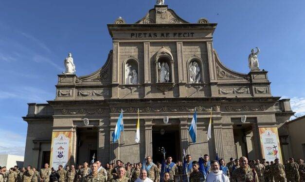 En una jornada histórica, el Ejército Argentino peregrinó a Sampacho