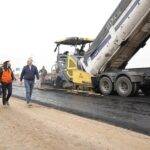 Villa María: avanza la pavimentación en Ruta 158