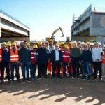 En Río Cuarto, el gobernador destacó el avance de los seis frentes de obra de la circunvalación