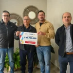 Brandán recorrió el departamento Unión y entregó más de $176 millones para cooperativas y obras