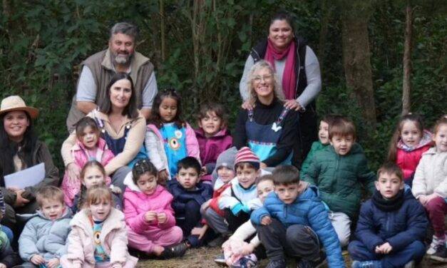 Ucacha: alumnos del Jardín Rosario Vera Peñaloza visitaron la Reserva Natural La Felipa
