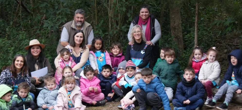 Ucacha: alumnos del Jardín Rosario Vera Peñaloza visitaron la Reserva Natural La Felipa