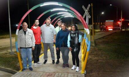 Ucacha habilitó una nueva vereda y dársena para colectivos en el sector este de la localidad