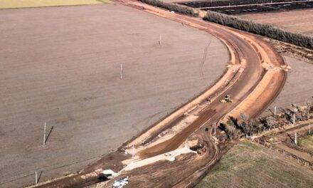 Avanza la pavimentación de la Ruta Provincial 10 con otros 60 kilómetros de obra
