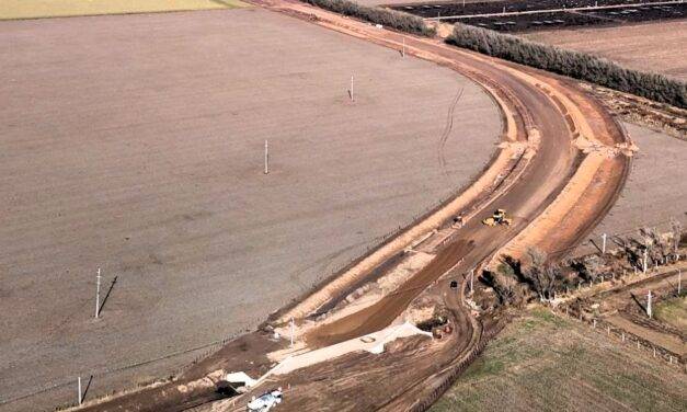 Avanza la pavimentación de la Ruta Provincial 10 con otros 60 kilómetros de obra