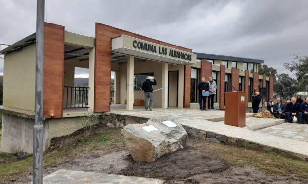 Las Albahacas celebró 89 años de historia e inauguró su nueva sede comunal
