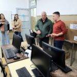 Alejandro Roca: autoridades municipales visitaron instituciones educativas y supervisaron obras escolares