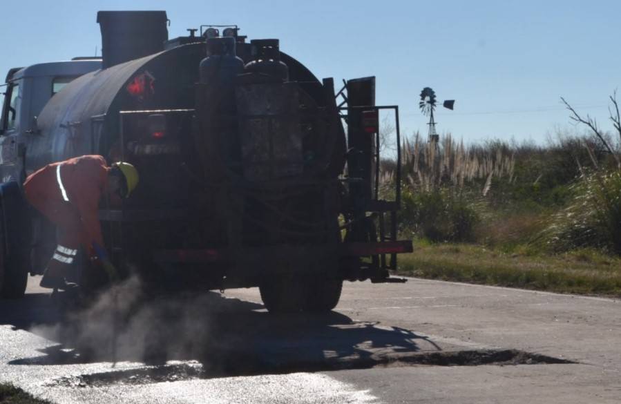 Avanzan las reparaciones en el acceso a La Cautiva para mejorar la circulación y la seguridad vial