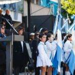 Llaryora encabezó en Bell Ville los festejos por el Día de la Bandera