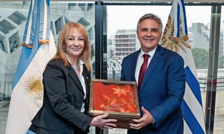 Llaryora recibió a la vicepresidenta de Uruguay, Carolina Cosse Garrido