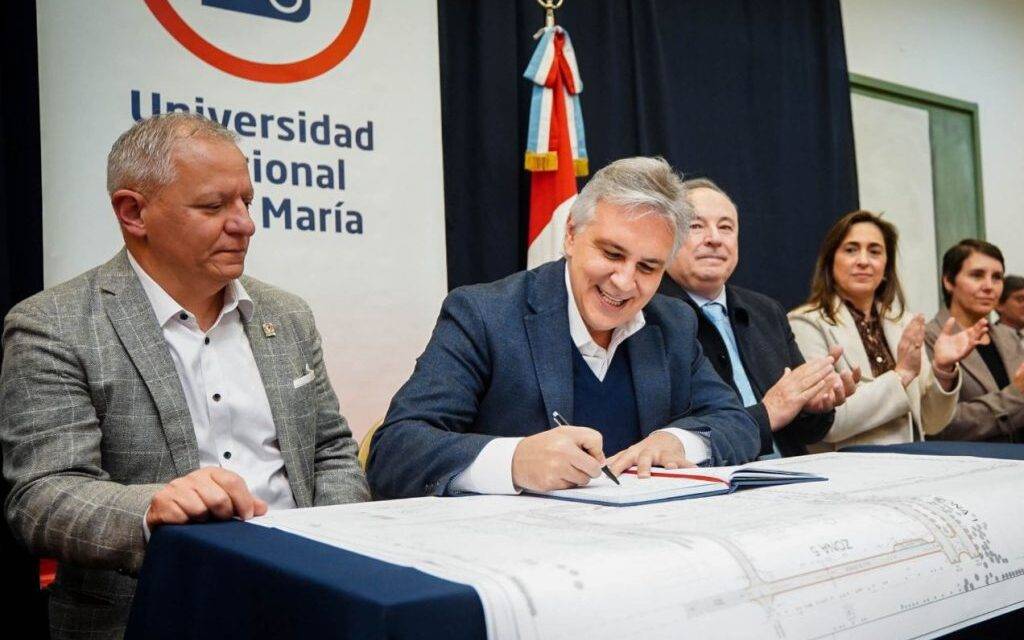 La Provincia aportará más de $1.900 millones para obras en el campus de la Universidad Nacional de Villa María