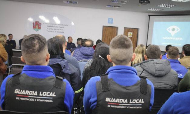 Río Cuarto recibió a 113 aspirantes de 28 localidades para una nueva capacitación de Guardias Locales