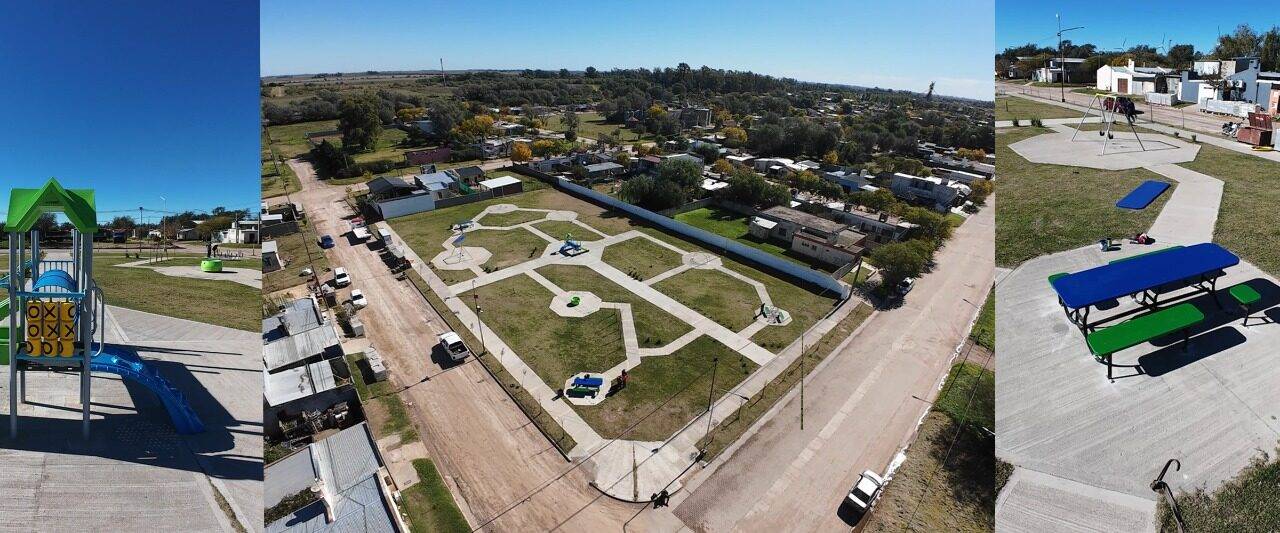 Obras: Renovación plaza El Niño en Levalle