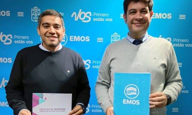 Emos y la UNRC firmaron un convenio para impulsar prácticas profesionales