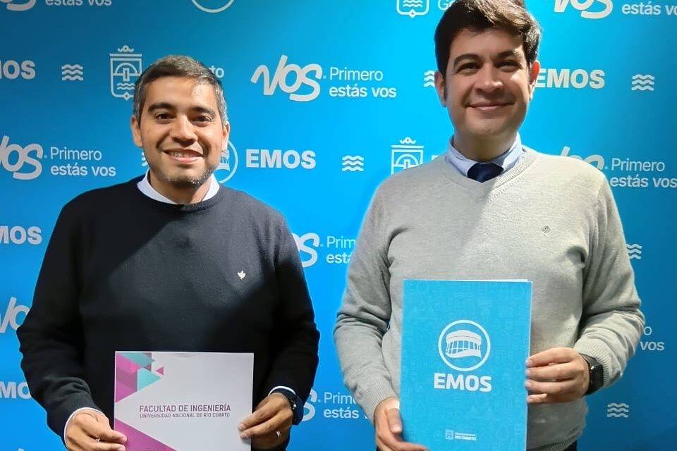 Emos y la UNRC firmaron un convenio para impulsar prácticas profesionales