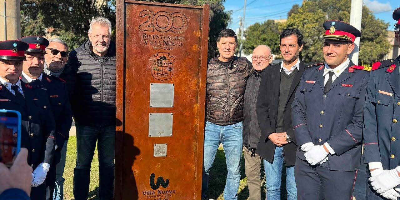 Villa Nueva inauguró un tótem informativo en homenaje a los veteranos de Malvinas