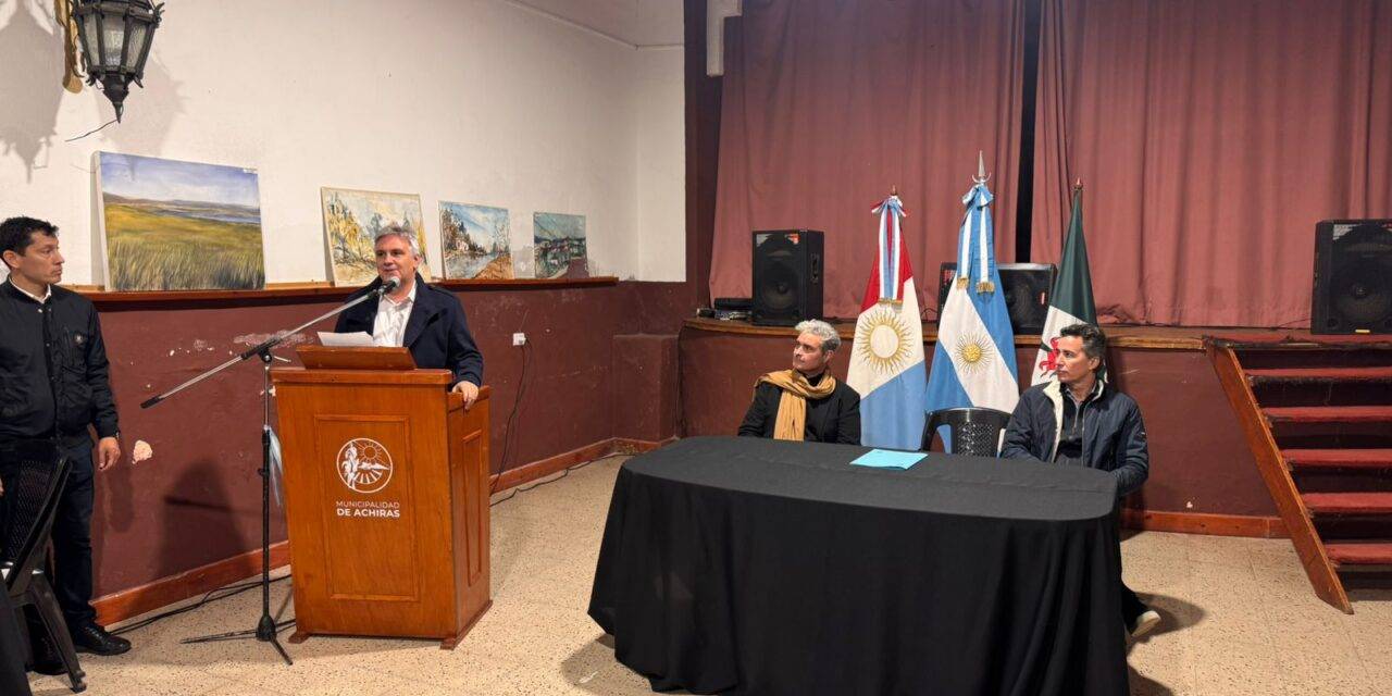Llaryora anunció nuevos aportes para obras e instituciones durante su visita a Achiras
