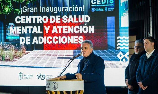 Salud mental: Río Cuarto cuenta con un nuevo Centro de Día e Integración Social