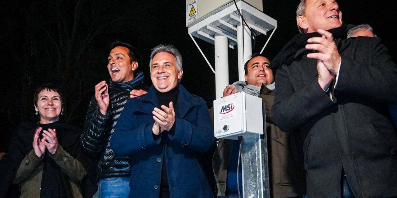 Llaryora inauguró la iluminación del primer tramo de la Circunvalación de Río Cuarto