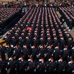 Llaryora tomó juramento de fidelidad a la Bandera Nacional a cadetes de la Policía, el Servicio Penitenciario y la Fuerza Policial Antinarcotráfico
