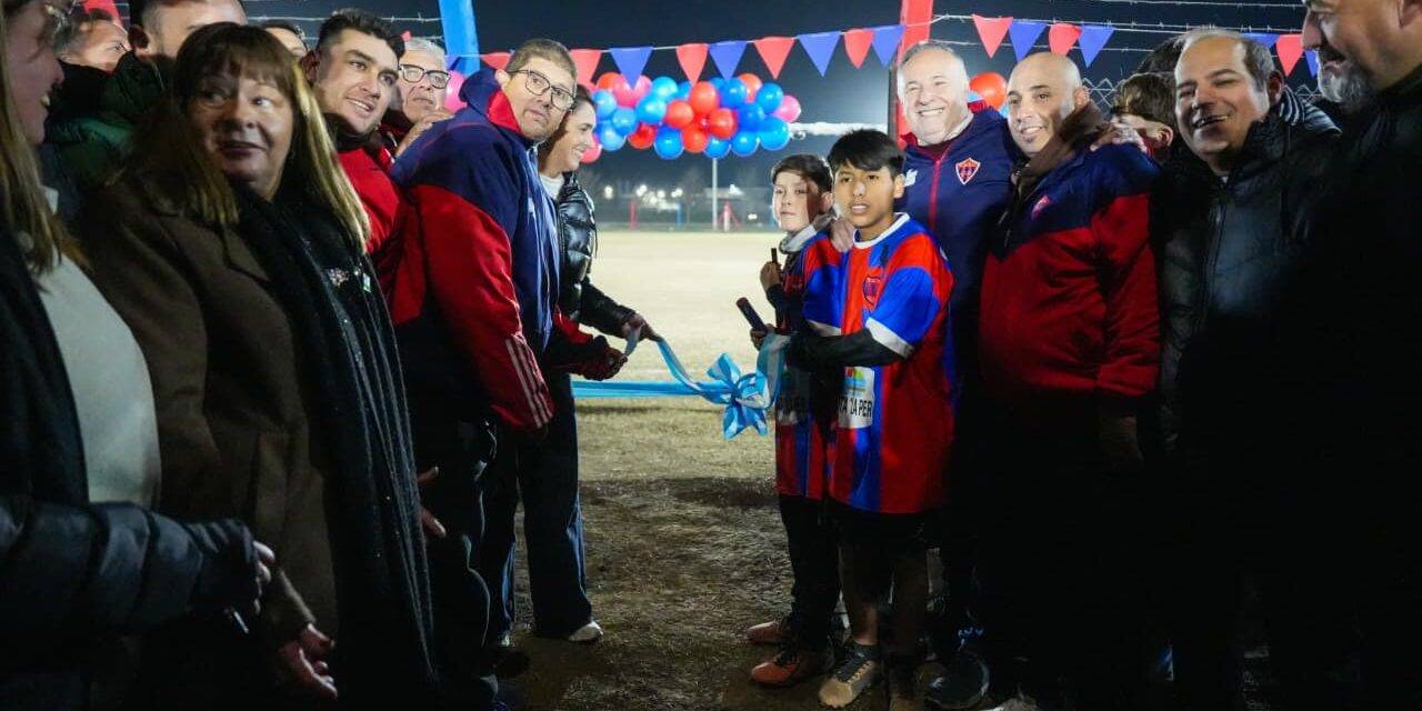VILLA MARIA: ACCASTELLO INAUGURÓ EL NUEVO PREDIO DEPORTIVO DE SAN LORENZO Y DEPORTIVO LAS PLAYAS