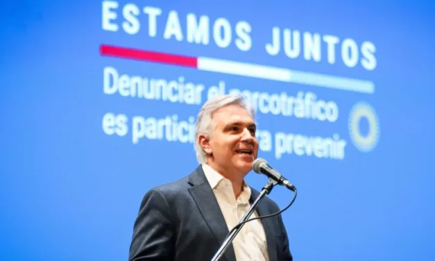 Presentaron el programa “Estamos Juntos” para fortalecer denuncias de narcomenudeo