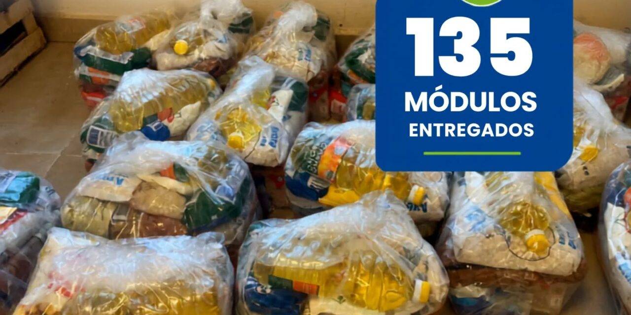 Buchardo entregó 118 módulos alimentarios de PAICOR durante el receso escolar