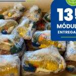 Buchardo entregó 118 módulos alimentarios de PAICOR durante el receso escolar