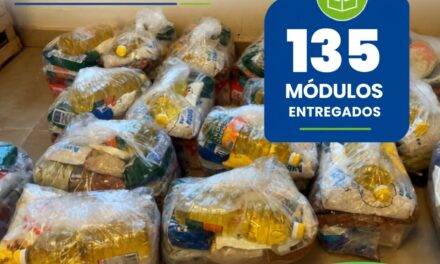 Buchardo entregó 118 módulos alimentarios de PAICOR durante el receso escolar