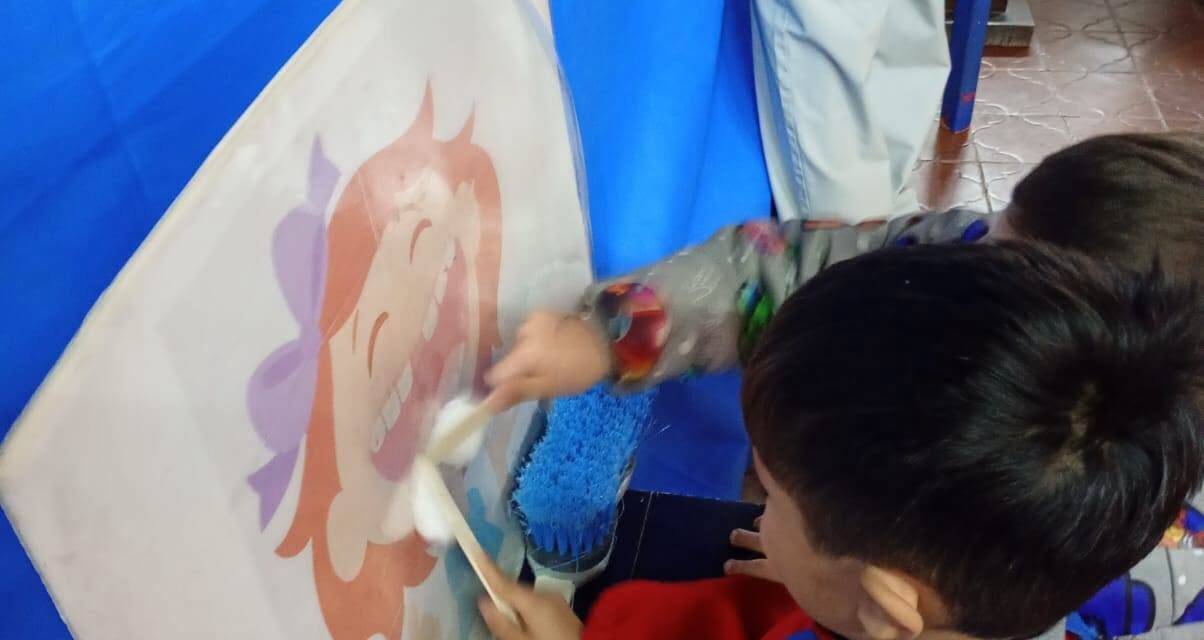 Laboulaye llevó adelante una jornada de promoción de la salud bucal en un jardín de infantes