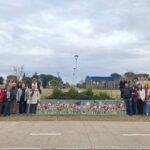 Bulnes inauguró el cantero central de la ciclovía realizado por vecinas de la localidad