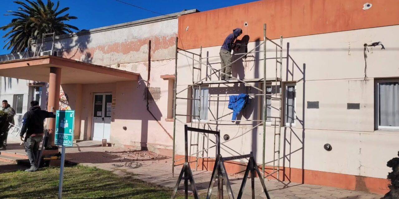 Alejandro Roca: avanzan las obras de ampliación y remodelación del Hospital Municipal