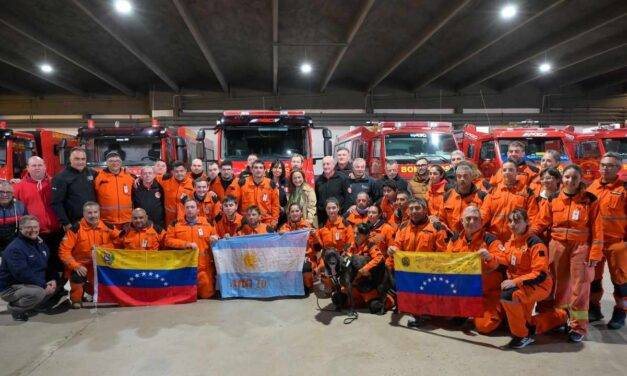 Prunotto celebró el regreso heroico de la Brigada USAR ARG-10 Córdoba: “Un orgullo que trasciende fronteras”