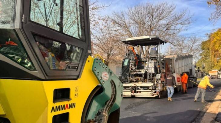 Villa María: el Plan 500 Cuadras avanza en cinco barrios y ya superó las 290 cuadras pavimentadas