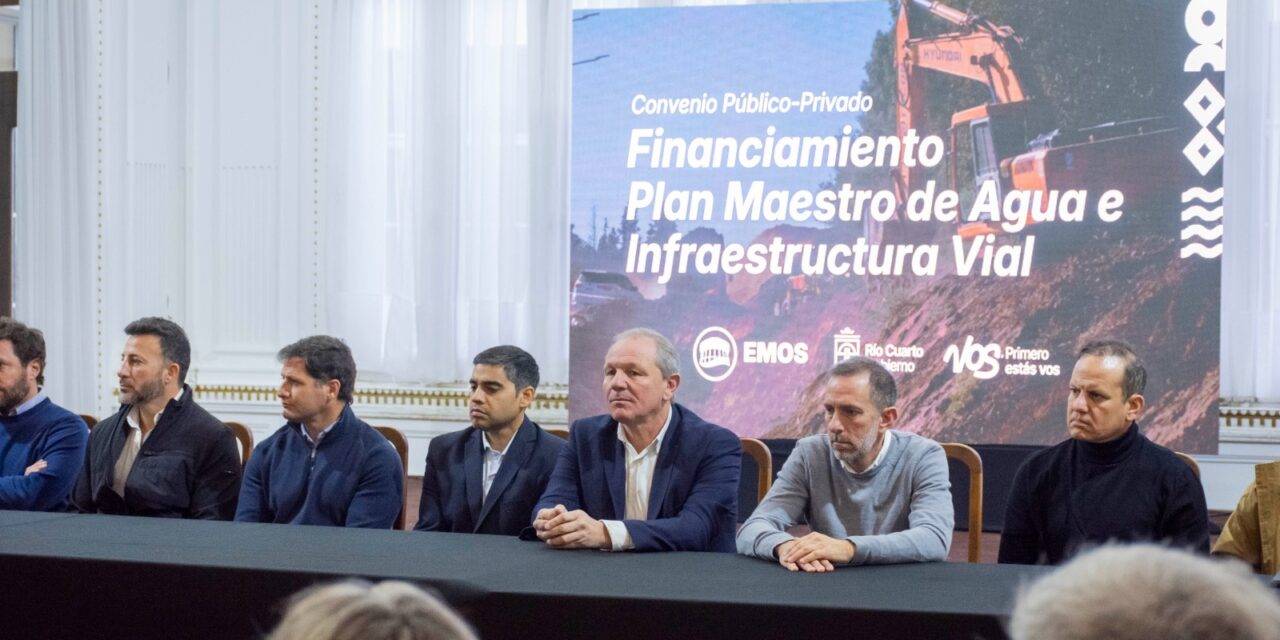 Plan Maestro de Agua y Pavimentación: 7400 millones de inversión pública-privado