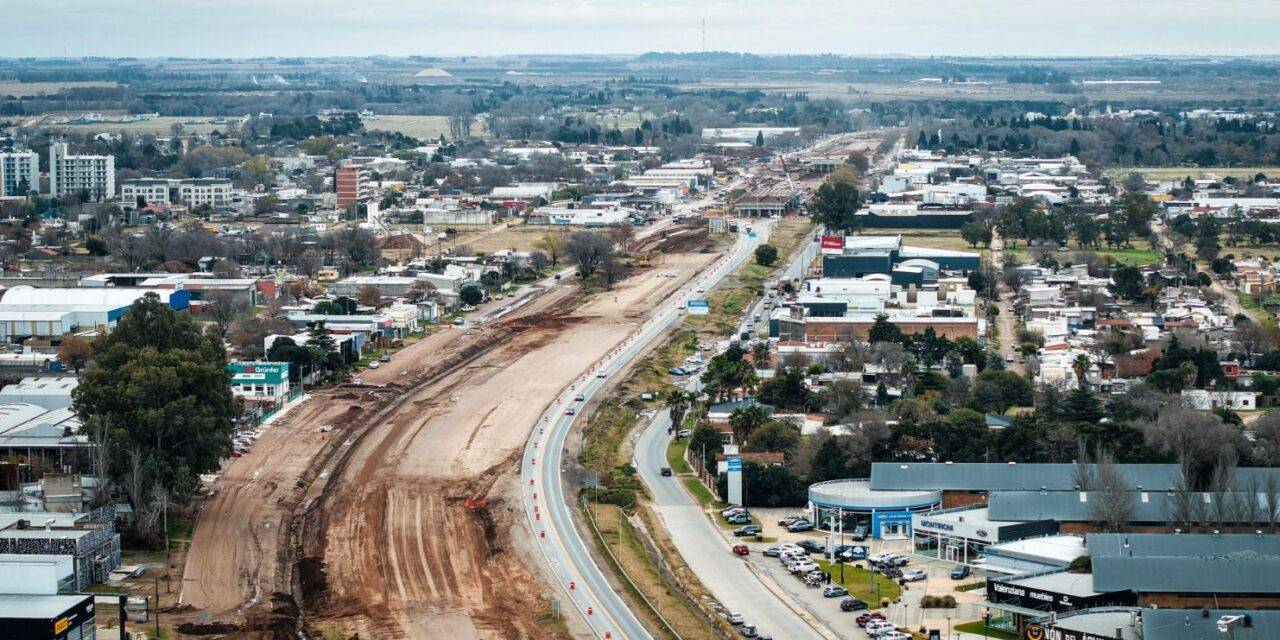 Río Cuarto: Llaryora anunció la construcción de un altonivel en avenida Presidente Perón
