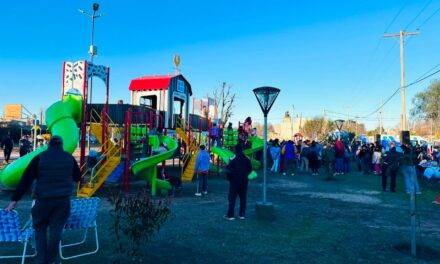 Las Higueras inauguró la Plaza Jesús Buen Pastor