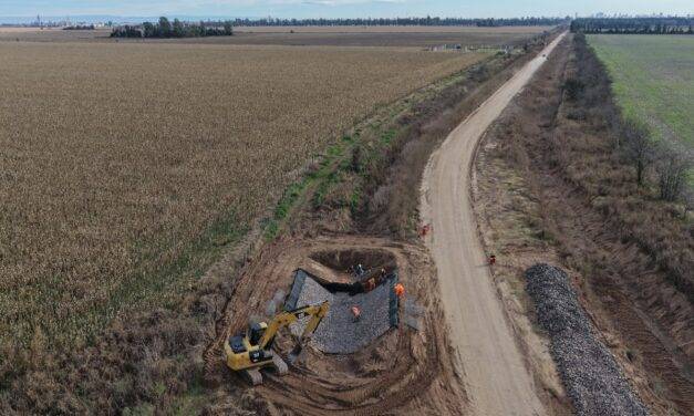 Departamento Río Cuarto: avanza la readecuación del sistema hídrico de la cuenca sur