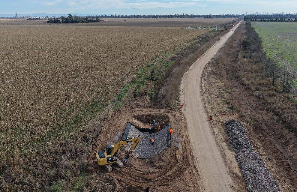 Departamento Río Cuarto: avanza la readecuación del sistema hídrico de la cuenca sur