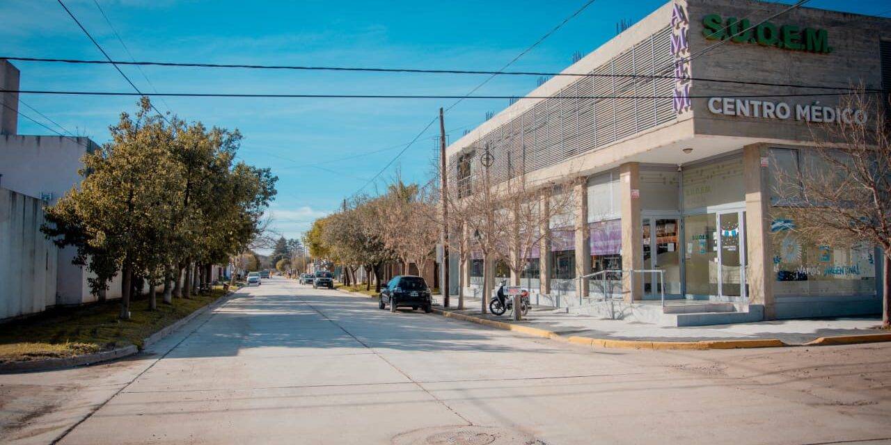 Río Tercero incorporó una nueva calzada de hormigón en barrio Cabero