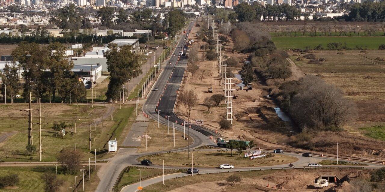 Ingreso a Villa María por RN 158: la obra de duplicación de calzada registra un 65% de avance