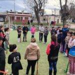 Niños de la Escuela Municipal de Deportes de La Cautiva participaron de una jornada de integración en Río Cuarto