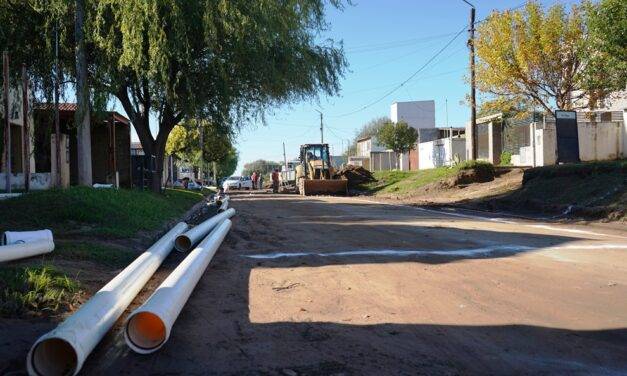 Río Cuarto: la Provincia ejecuta una obra de saneamiento cloacal que beneficiará a 25 mil vecinos