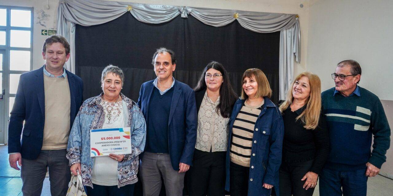 La Provincia entregó aportes en Chucul