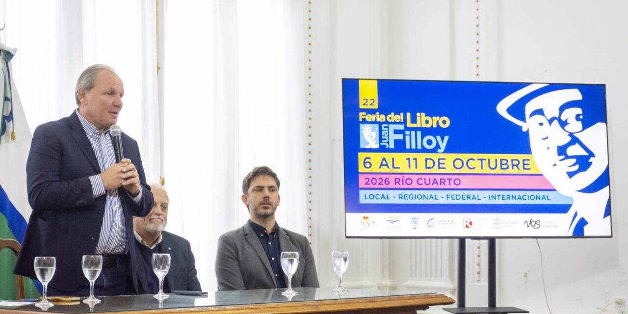 Río Cuarto: Se presentó la 22° Feria del Libro «Juan Filloy»