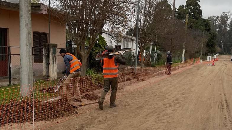 Avanza una nueva etapa de la ampliación de la red de gas natural en Charras