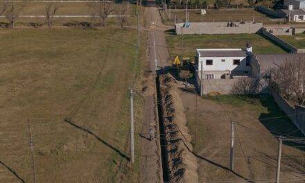 Adelia María: avanza la obra de cloacas y tareas de mantenimiento en calles de hormigón