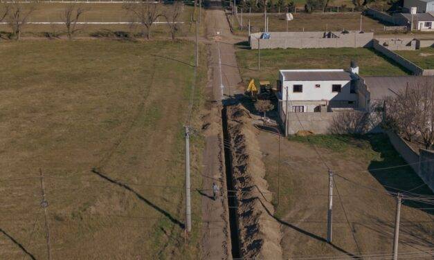 Adelia María: avanza la obra de cloacas y tareas de mantenimiento en calles de hormigón